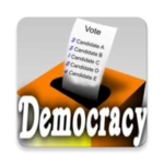 democracy history android application logo